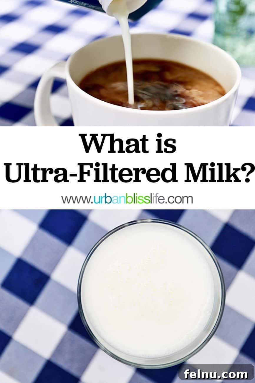 Ultra-Filtered Milk: Explained 6 what is ultra-filtered milk? main graphic