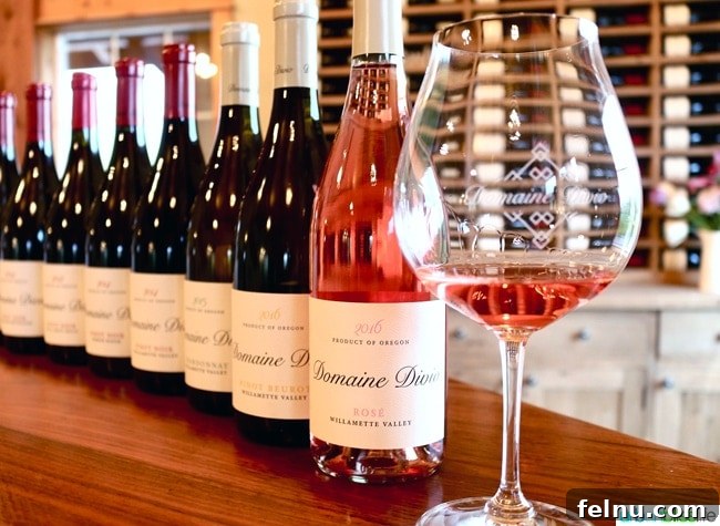 Oregon's Premier Wine Tasting Escapes: Summer 2024 12 Domaine Divio Oregon winery in Oregon's Willamete Valley wine country