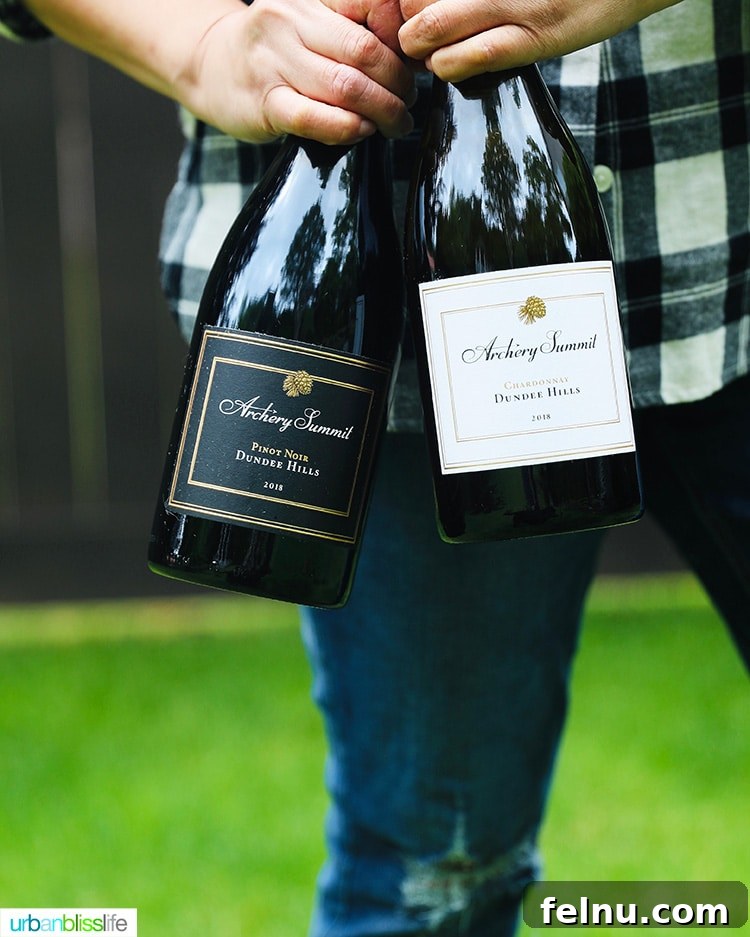 Oregon's Premier Wine Tasting Escapes: Summer 2024 6 Bottles of Archery Summit winery Chardonnay and Pinot Noir