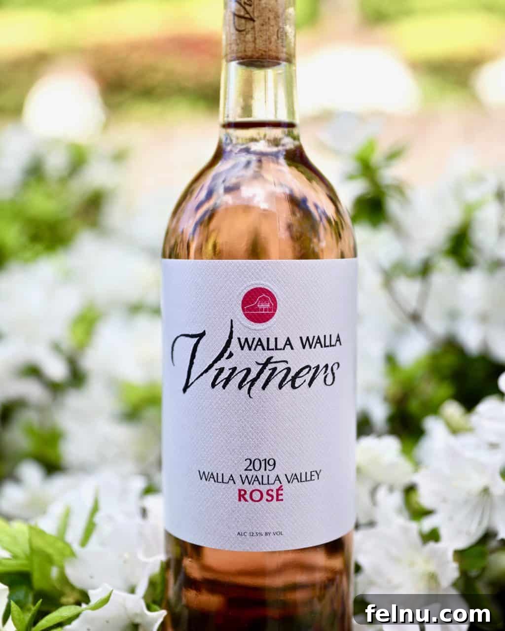 Toast to Summer: 12 Perfect Rosés for National Rosé Day 13 A bottle of Walla Walla Vintner 2019 Rosé wine, highlighting its label and the wine's appealing color, ready for enjoyment.
