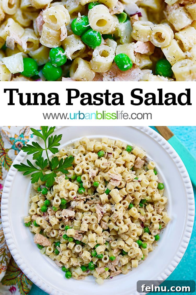 Creamy Tuna Pasta Salad 15 Main graphic for Tuna Pasta Salad recipe