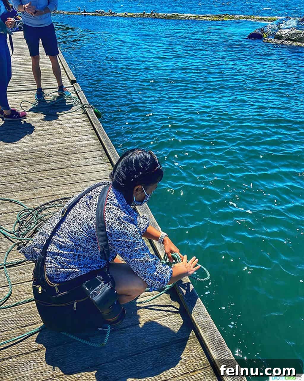Taste of the Tillamook Coast: Oregon's Seafood Paradise 10 Marlynn Schotland crabbing at Kelly's Brighton Marina in Rockaway, Oregon