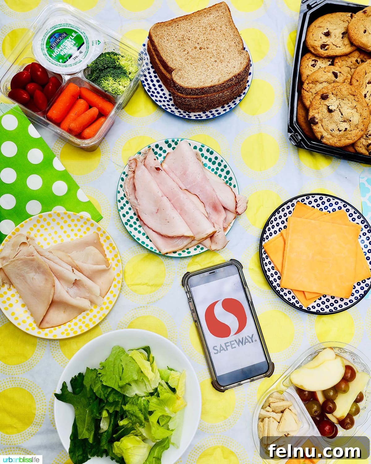 Creative and Nutritious Lunchbox Inspirations 3 Close-up of sandwich assembly for school lunch.
