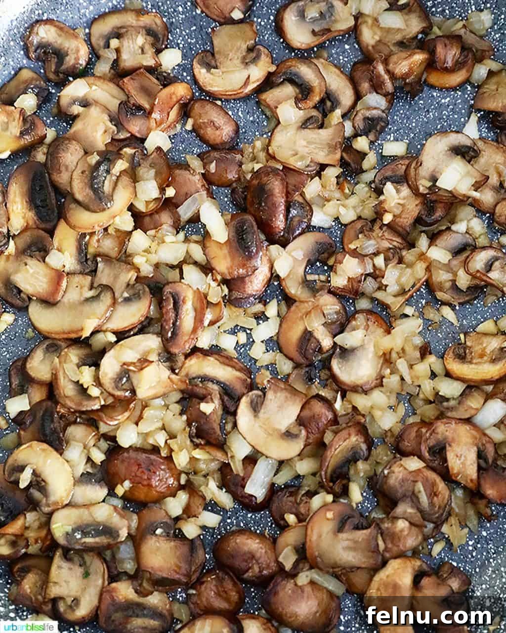 Sautéing Mushrooms and Onions
