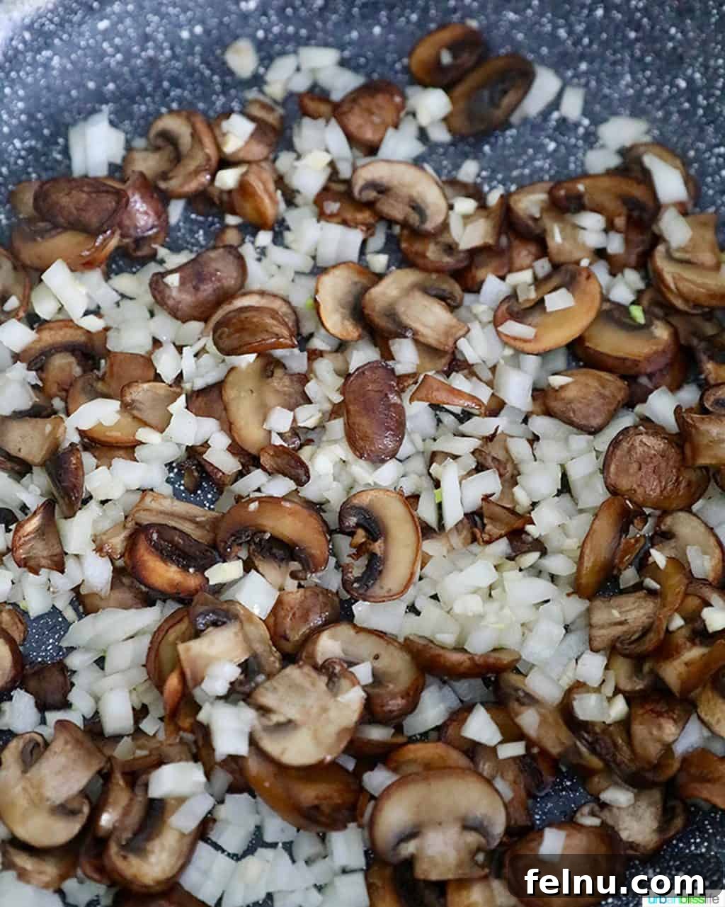 Cooking Mushrooms and Onions