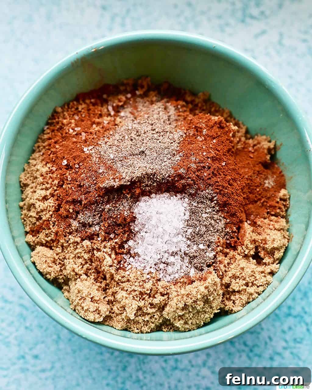 Overnight Orange Spice Rolls 9 A flavorful spice and sugar mix, ready to be spread over the cinnamon roll dough.