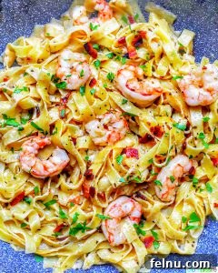 Creamy Paprika Pasta in 20 Minutes 17 Bacon & Shrimp Pasta