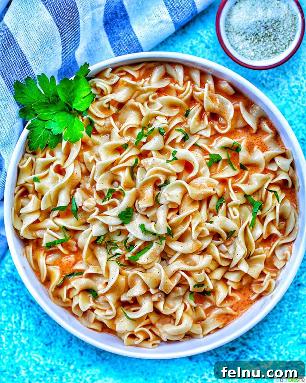 Creamy Paprika Pasta in 20 Minutes 4 Creamy Paprika Pasta with Cheese