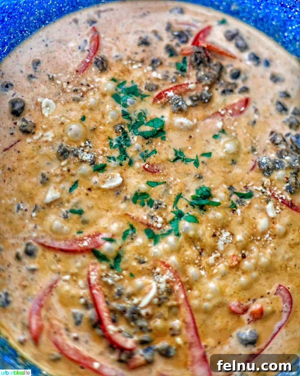 Thai Red Curry Pasta Fusion 7 Making Thai Red Curry Vegan Pasta with Coconut Milk