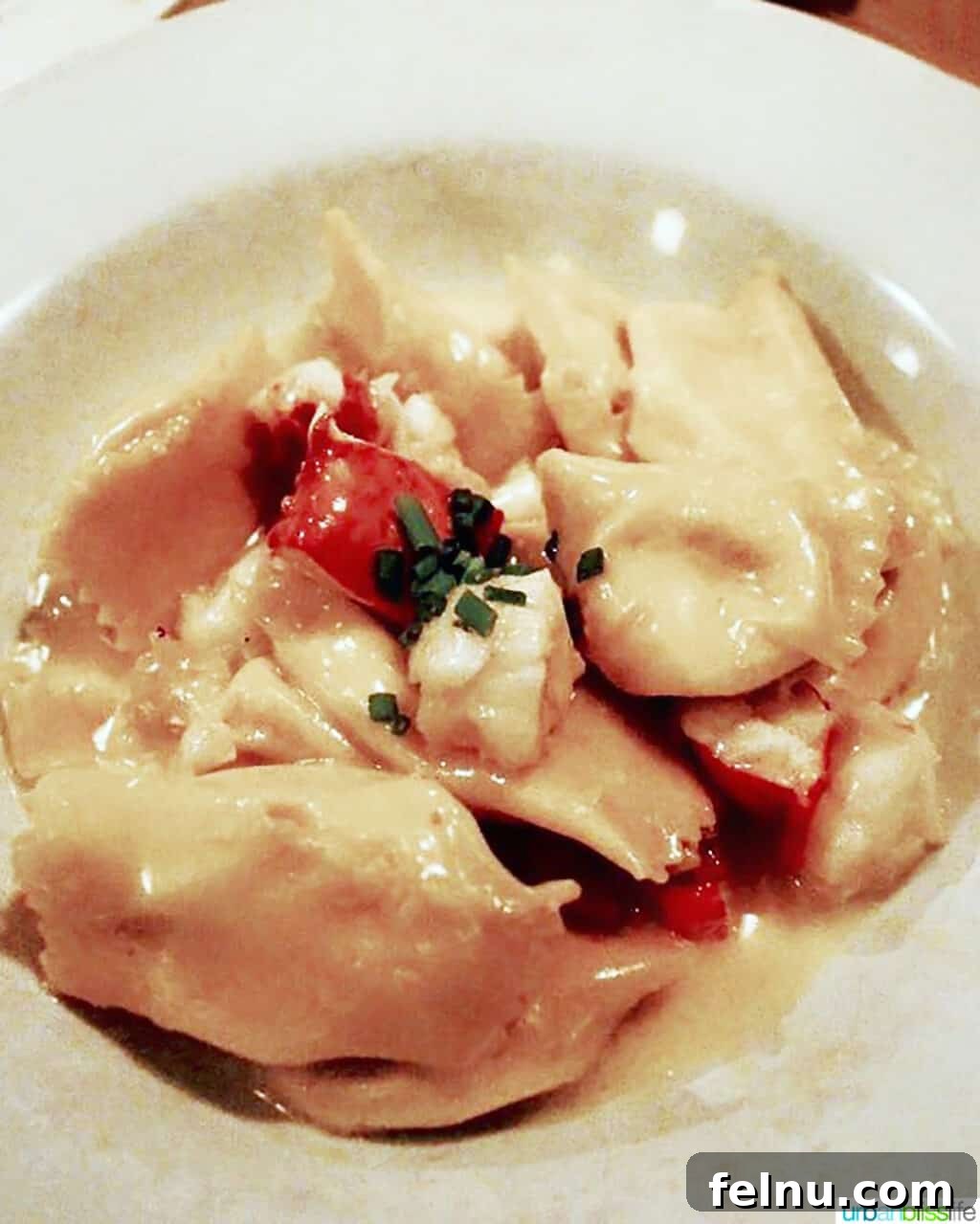 Portland's Top Romantic Dinner Spots 4 Elegant lobster agnolotti dish at A Cena Italian restaurant in Portland, Oregon