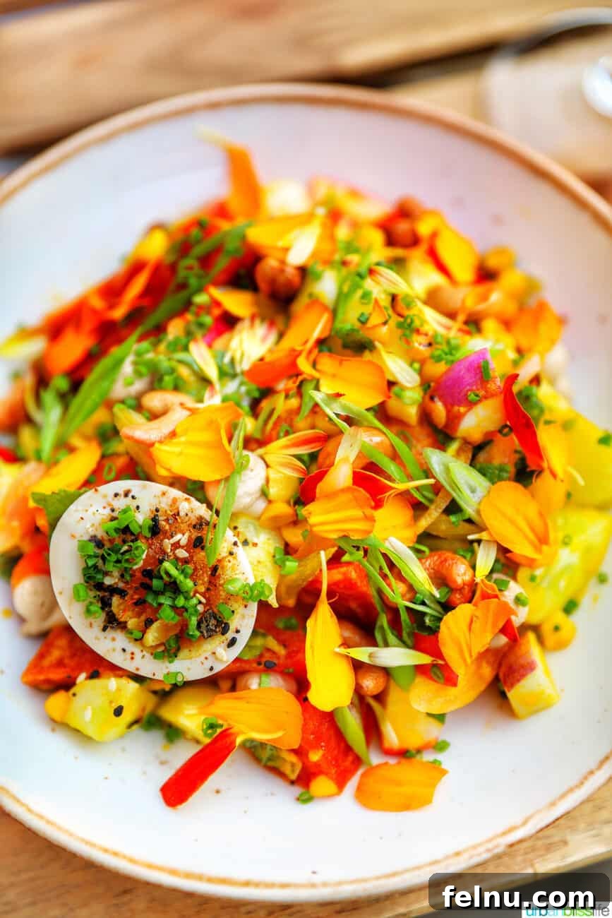 Portland's Top Romantic Dinner Spots 45 Vibrantly colorful salad at Quaintrelle restaurant in Portland, Oregon.