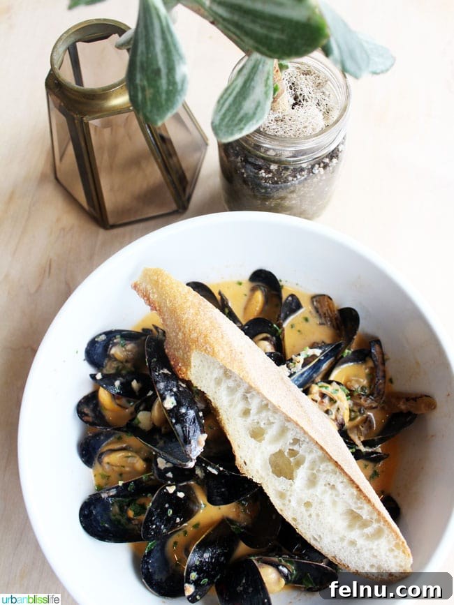 Portland's Top Romantic Dinner Spots 53 Delectable mussels in broth at St Jack Restaurant and Bar in Portland, Oregon.