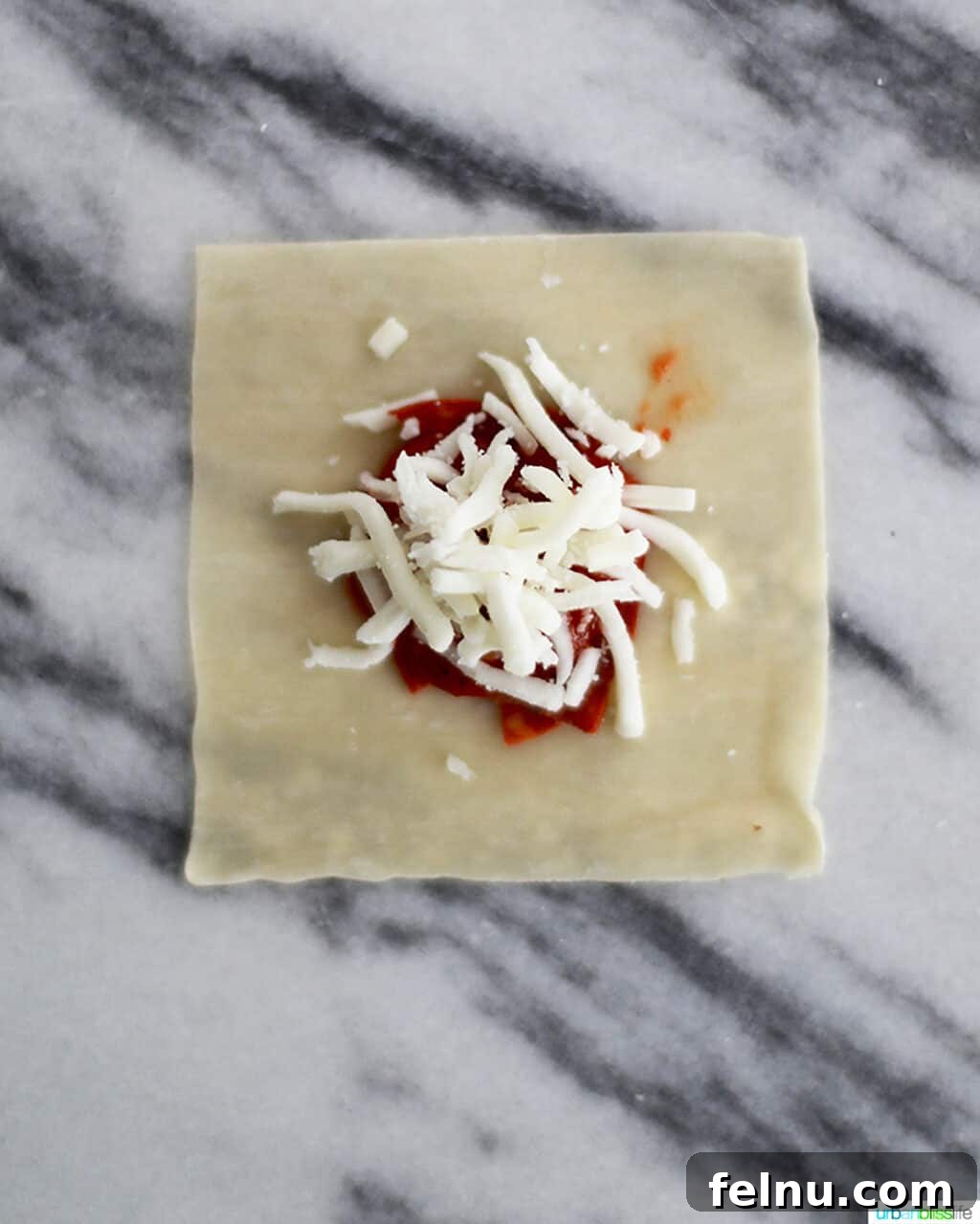 Crispy Air Fryer Pizza Rolls 8 assembling air fryer pizza rolls