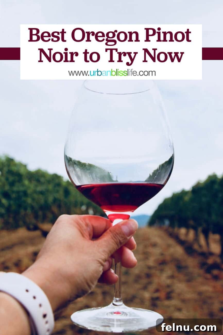 Top Oregon Pinot Noir Picks for Your Next Dinner Party 9 Hand holding a glass of Oregon Pinot Noir in a vineyard