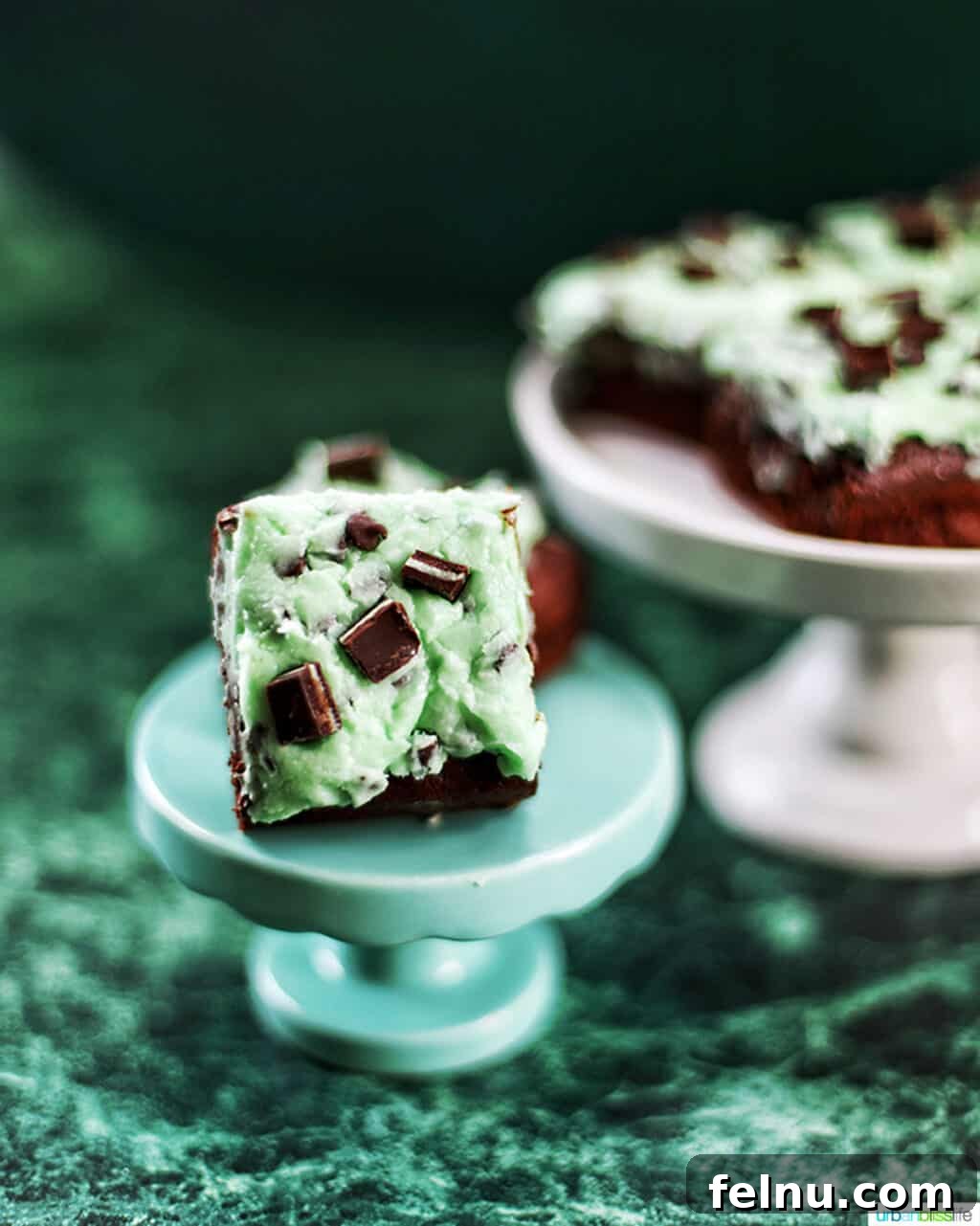 Mint Chocolate Decadence Brownies 15 Single Mint Chocolate Chip Brownie