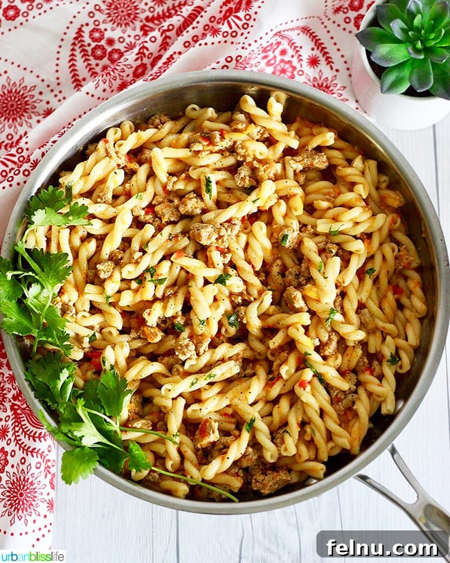 Air Fryer Ravioli Bites 10 Tri-Pepper Turkey Pasta: A vibrant and flavorful pasta dish.