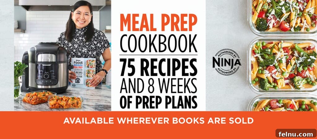 Easy Instant Pot Salsa Chicken 11 Marlynn Jayme Schotland with Ninja Foodi Cookbook, cover, and pasta primavera