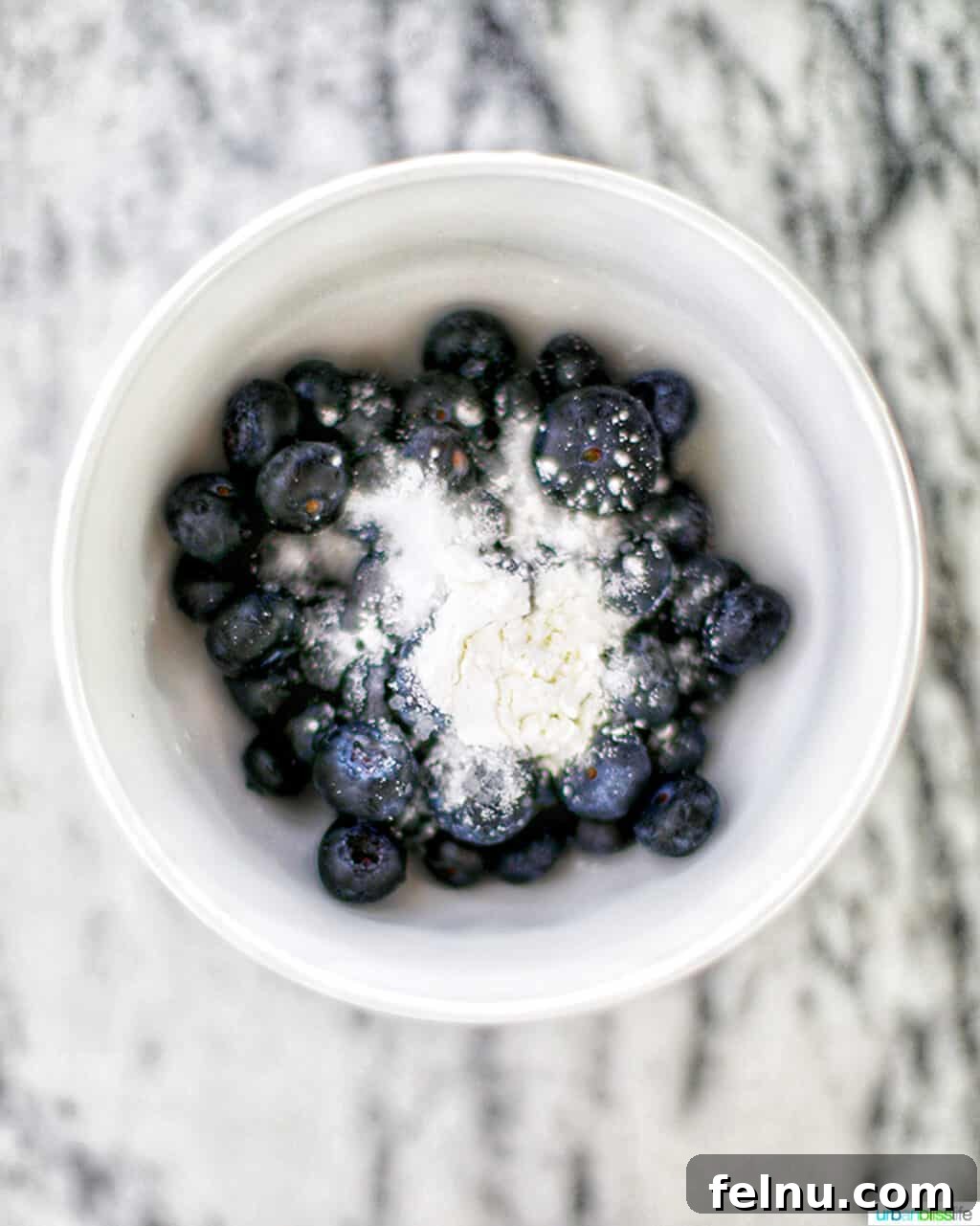 Close-up of fresh blueberries.