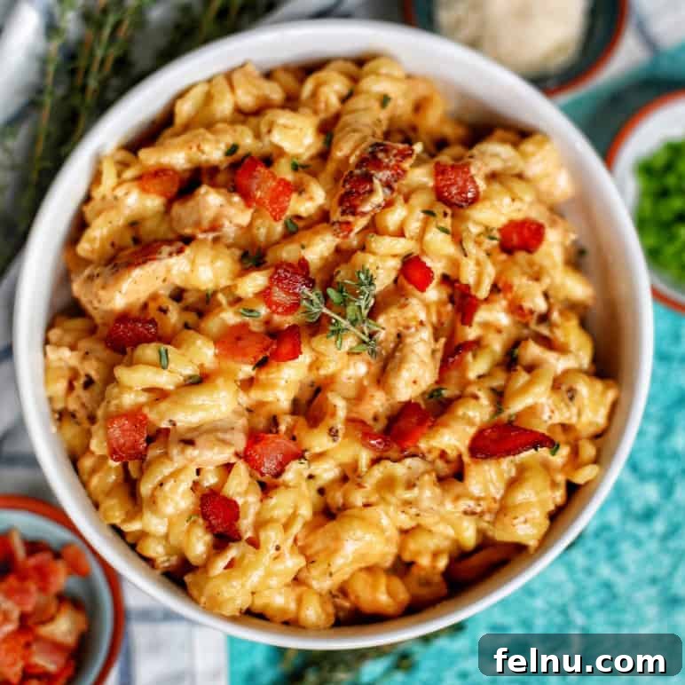 Mastering Ninja Foodi Pressure Cooker Meal Prep Cookbook 14 Creamy chicken bacon ranch pasta, a crowd-pleasing dinner.