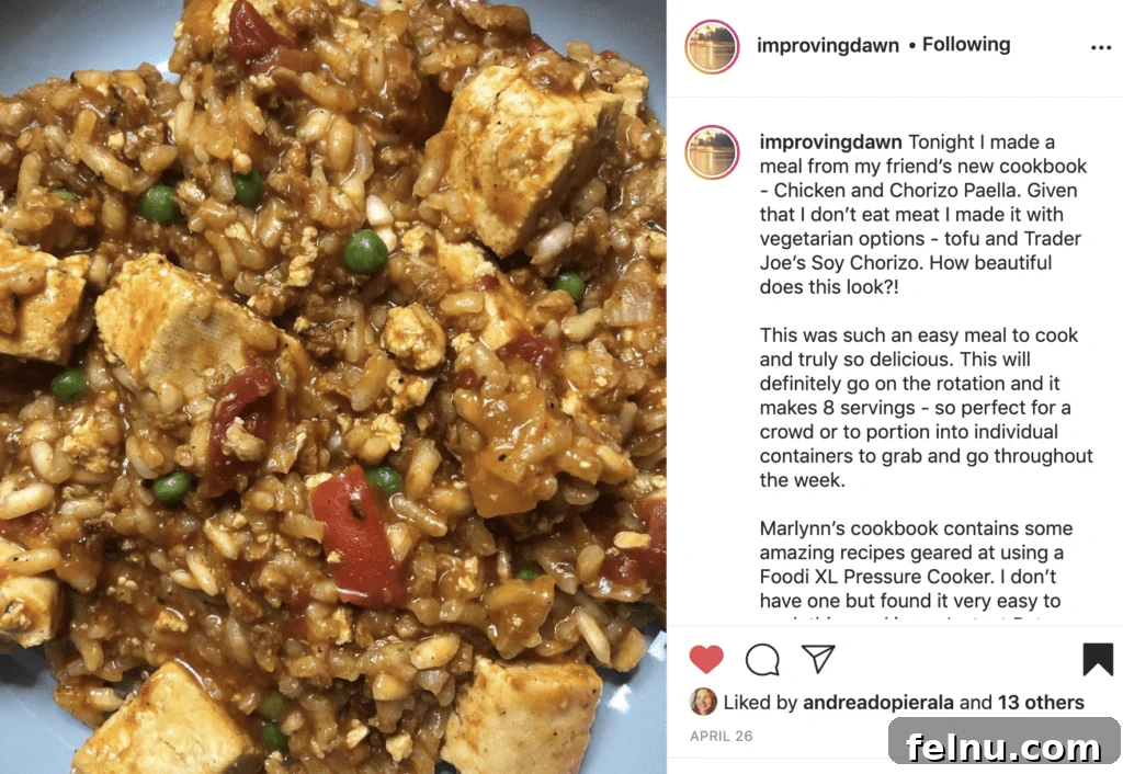 Mastering Ninja Foodi Pressure Cooker Meal Prep Cookbook 22 Reader's social media post featuring a beautifully prepared recipe from The Ninja Foodi Pressure Cooker Meal Prep Cookbook.