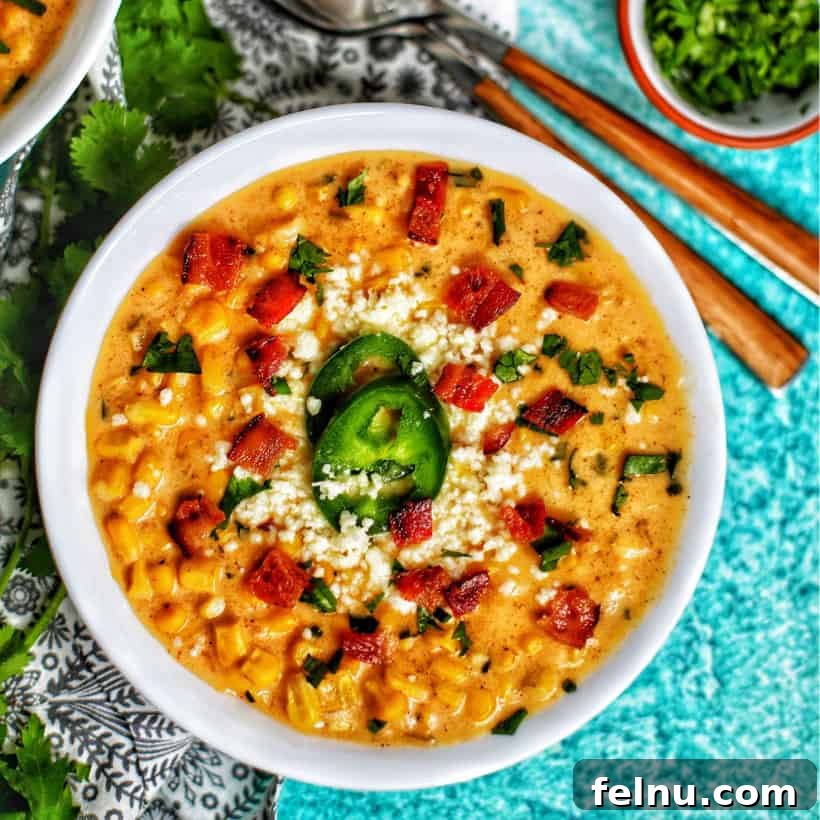 Mastering Ninja Foodi Pressure Cooker Meal Prep Cookbook 3 Creamy and flavorful Mexican corn chowder, perfect for a cozy meal.