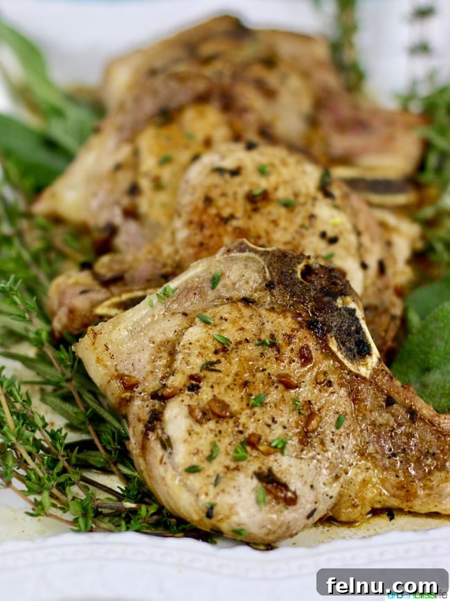 Costco's Complete Monthly Meal Solution 23 Easy weeknight meal: Cider-glazed pork chops recipe on UrbanBlissLife.com