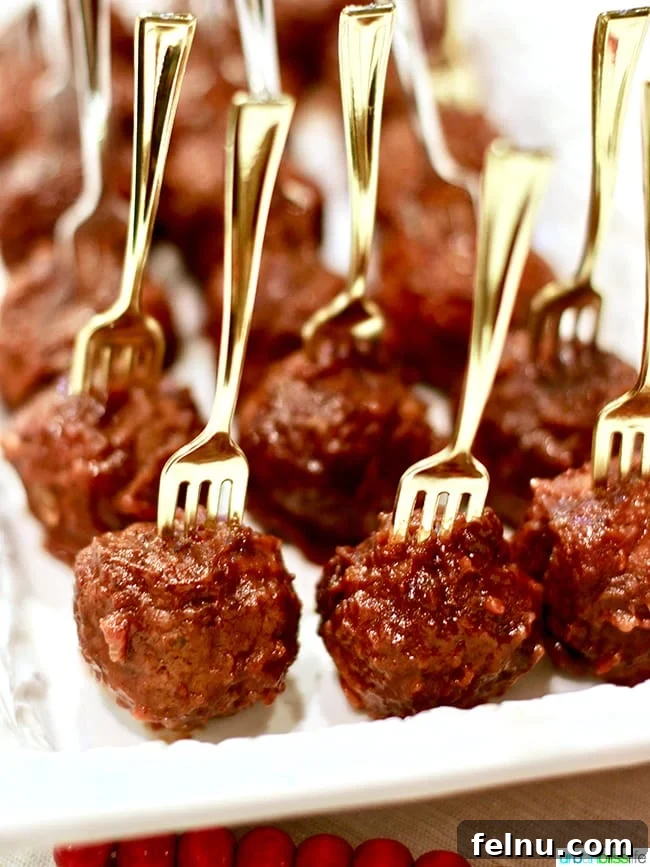 Costco's Complete Monthly Meal Solution 26 Cranberry Meatballs Party Appetizer recipe on UrbanBlissLife.com