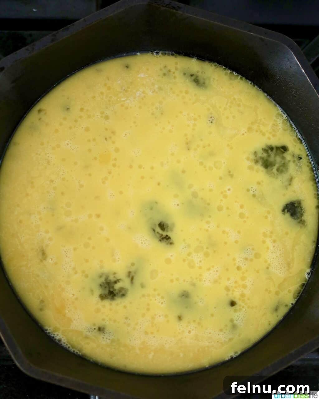 Fiesta Eggs 4 eggs in skillet