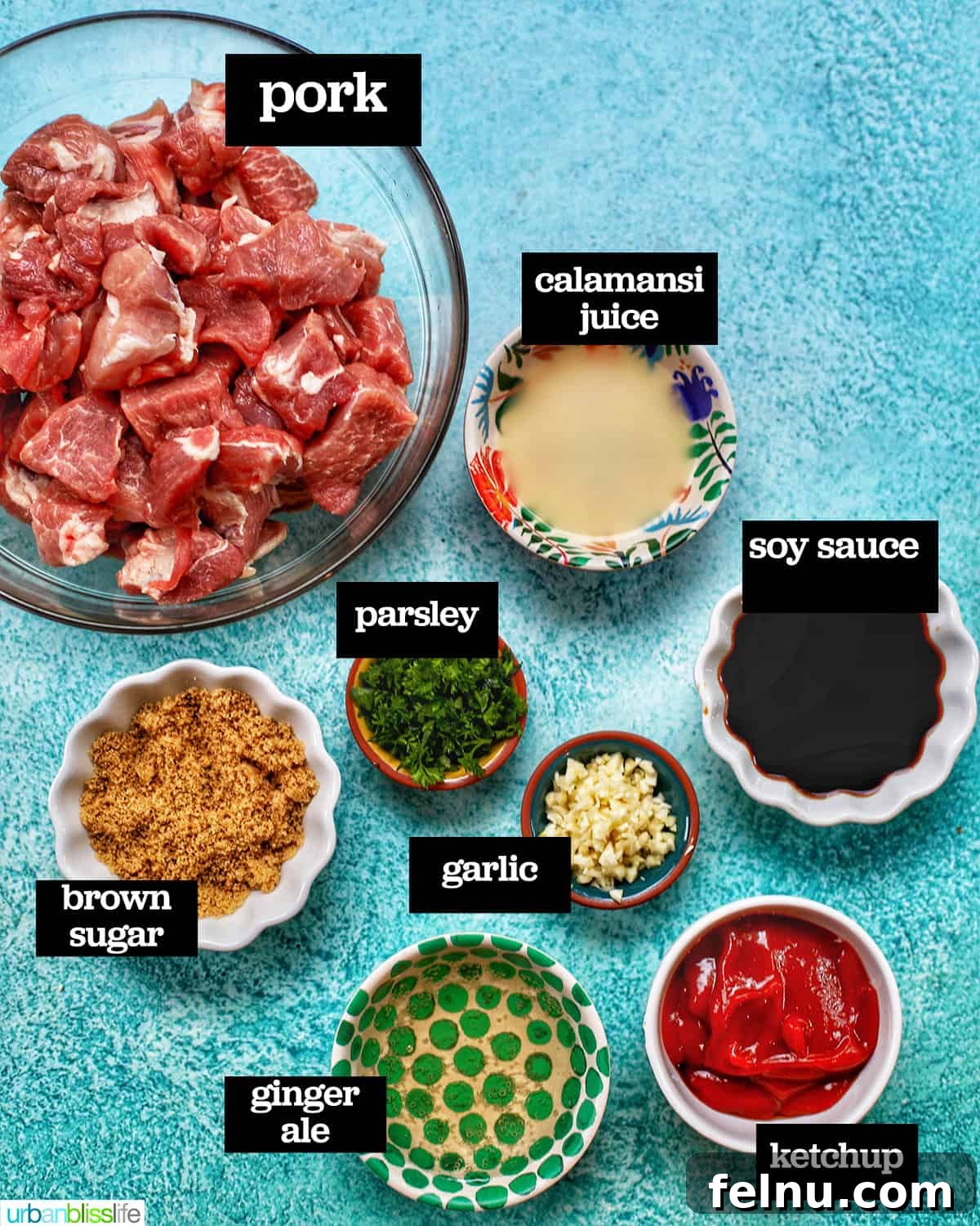 Filipino-Style Grilled Pork Skewers 4 Ingredients for Filipino BBQ pork skewers