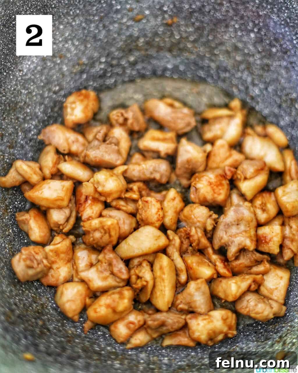 Cooking Chicken Yakisoba