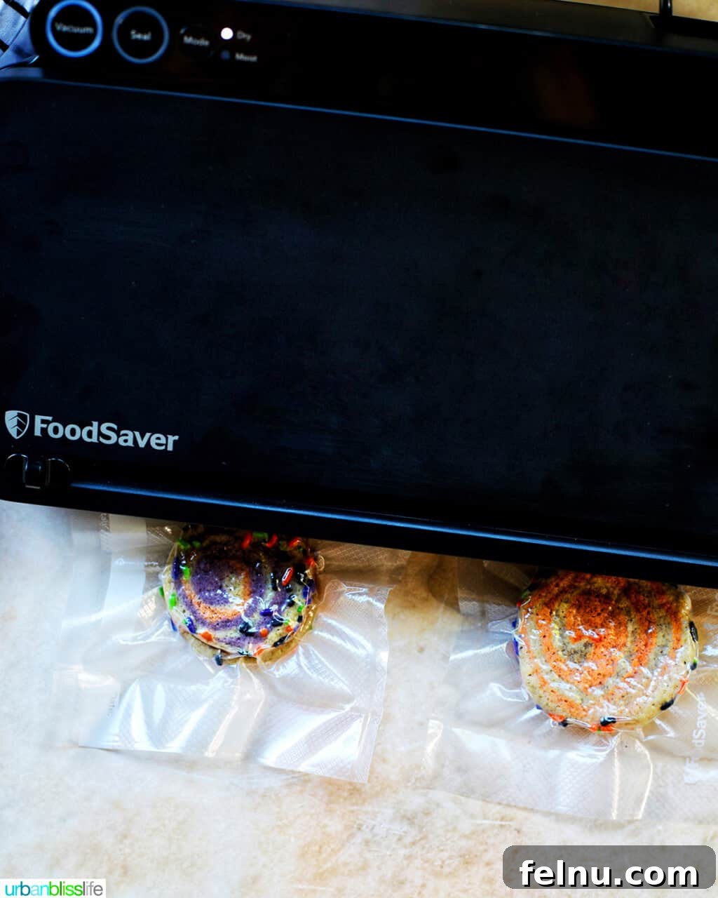 Halloween Swirl Cookies 24 FoodSaver Sealing Cookies for Halloween
