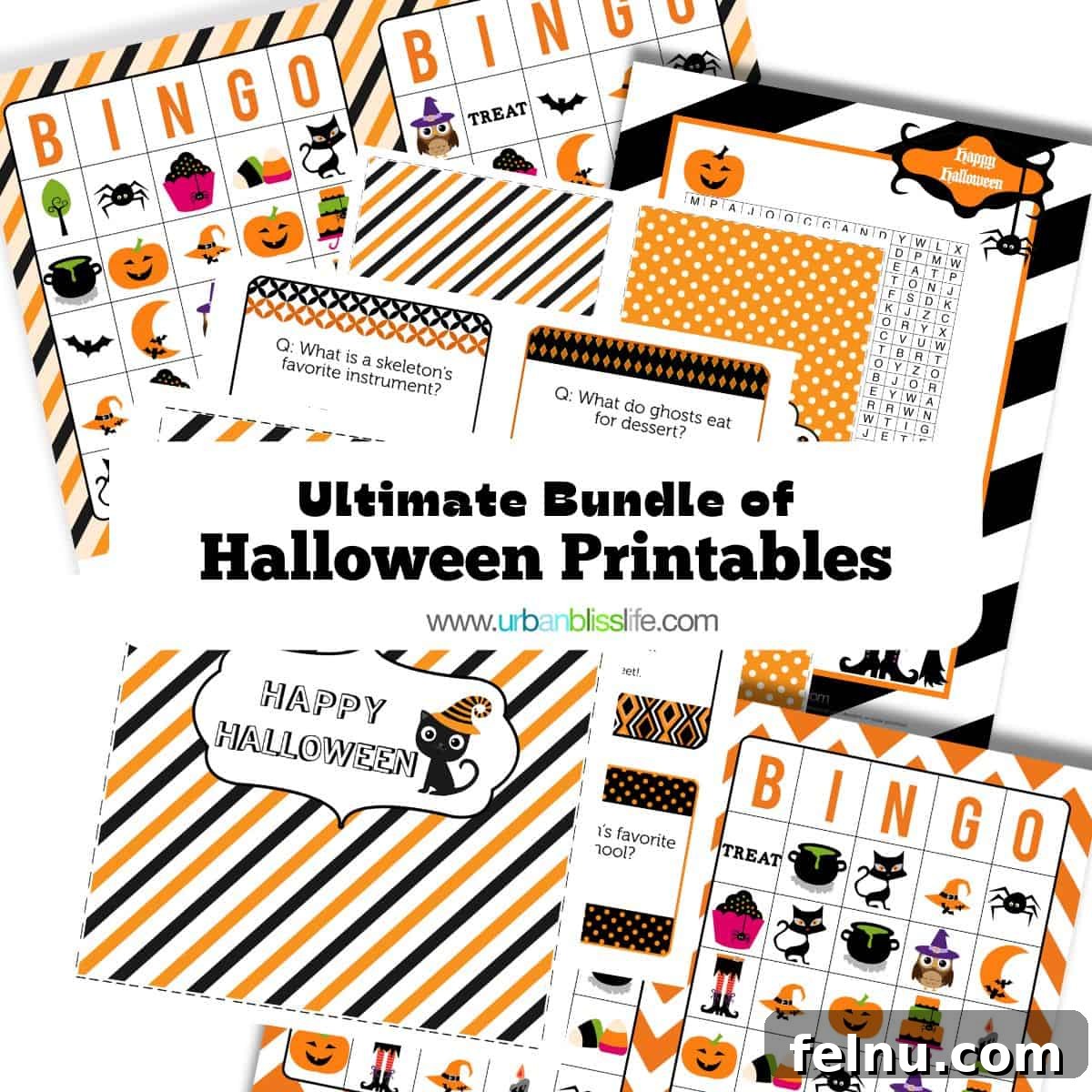 Halloween Swirl Cookies 29 Ultimate Bundle of Halloween Printables