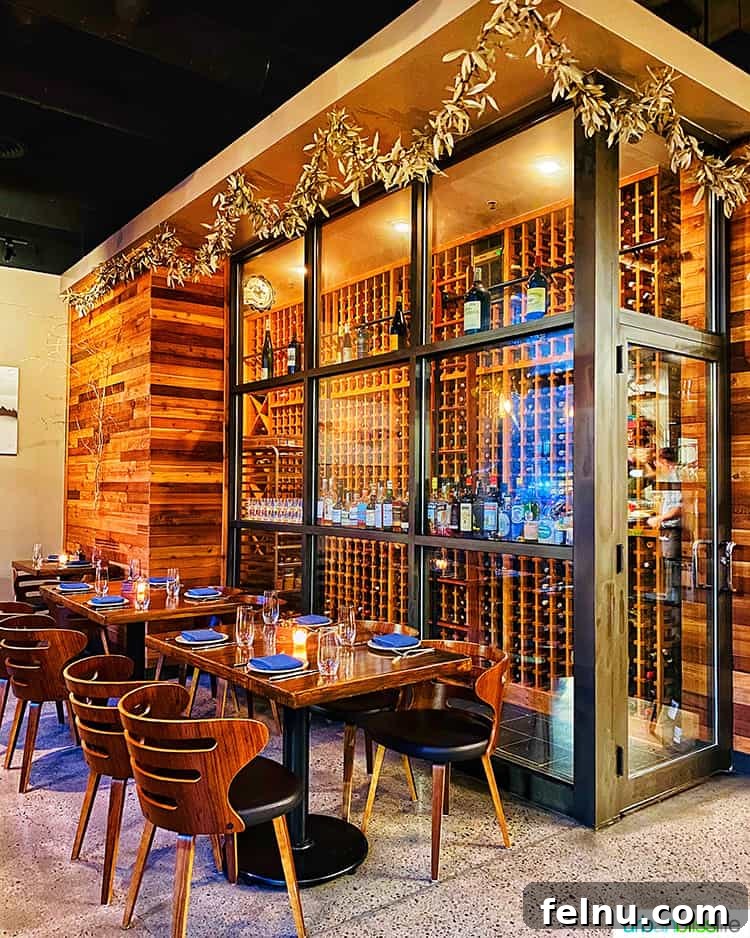Portland, Oregon: A Food Lover's Paradise 18 Arden wine bar interior, highlighting the bar's stylish and inviting ambiance.