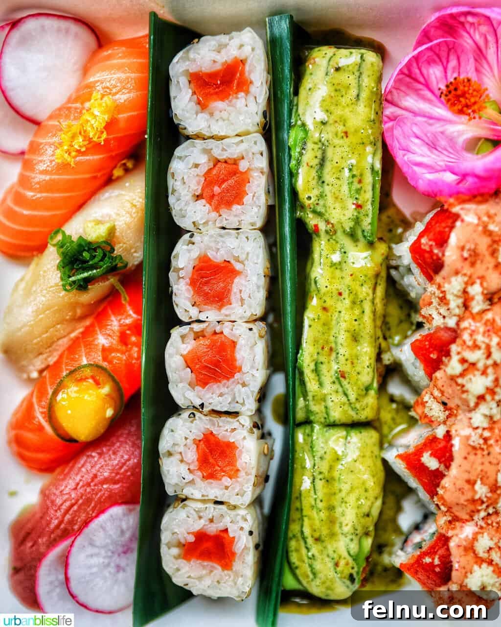 Portland, Oregon: A Food Lover's Paradise 22 Bamboo Sushi takeout, highlighting the restaurant's commitment to providing sustainable and delicious sushi for dining at home.