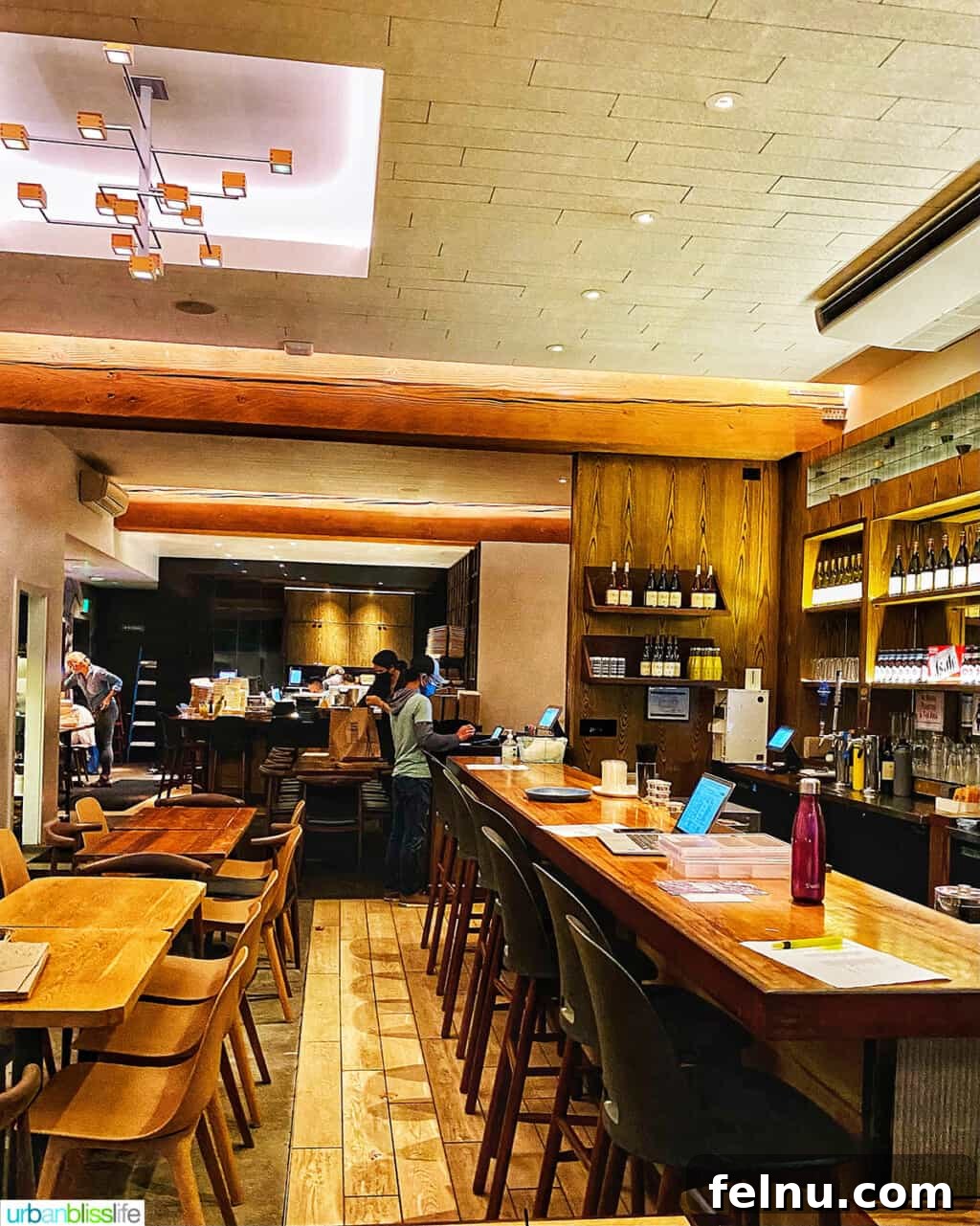 Interior of Bamboo Sushi in SE Portland