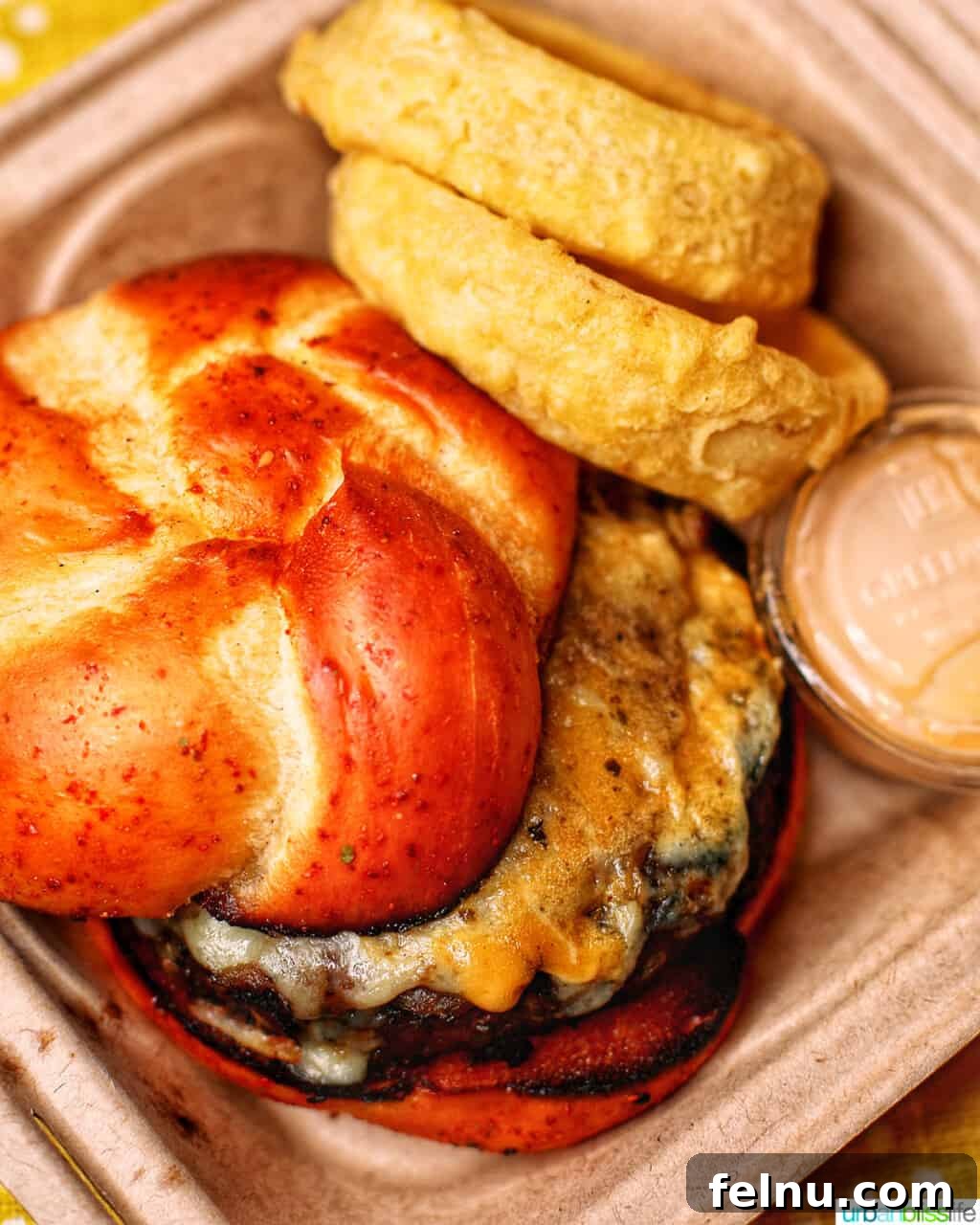 Wagyu burger from Bamboo Sushi