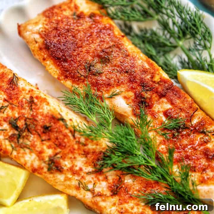 air fryer garlic salmon with lemon and herbs.