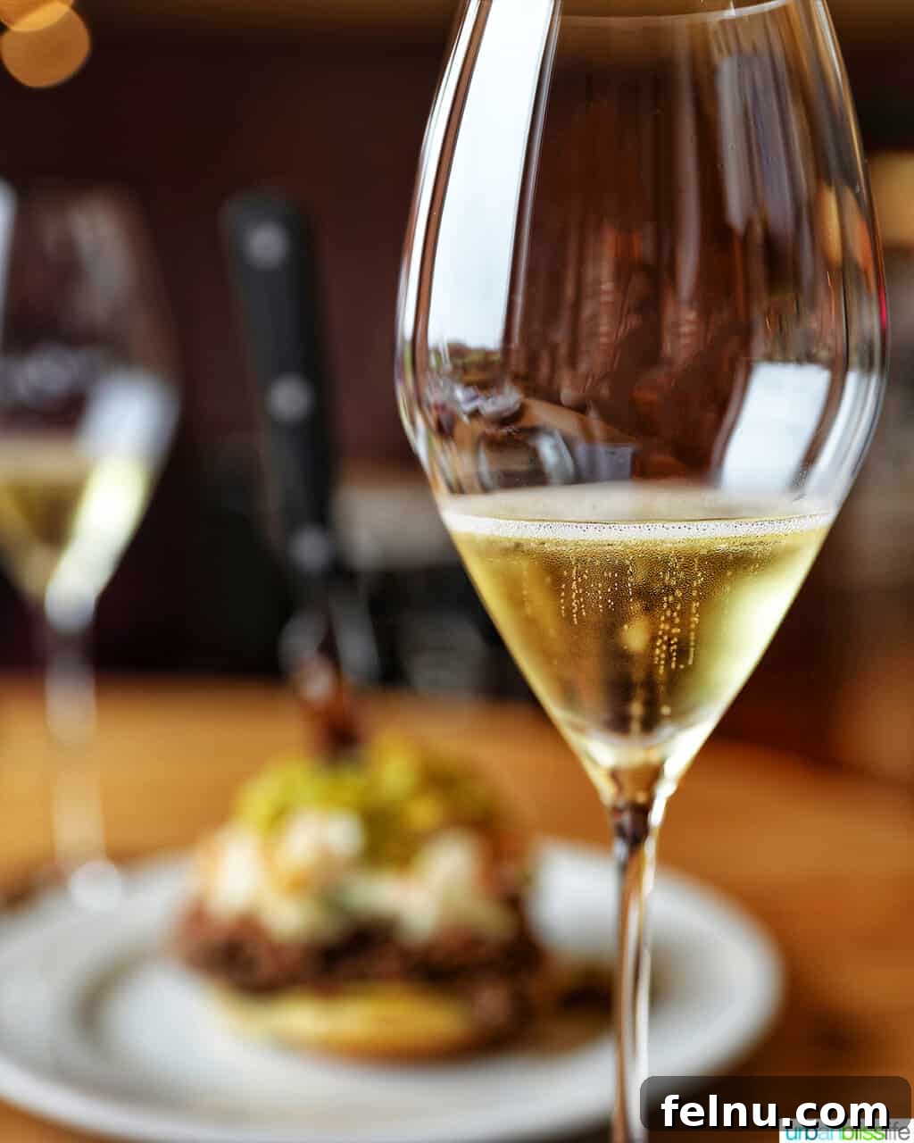 Gran Moraine Cellars 7 Gran Moraine Winery glass of Blanc de Blanc sparkling wine