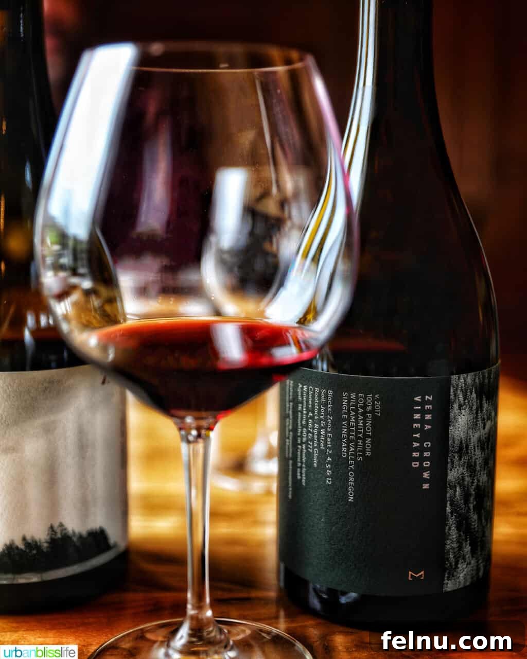 Gran Moraine Cellars 10 Zena Crown pinot noir at Gran Moraine Winery
