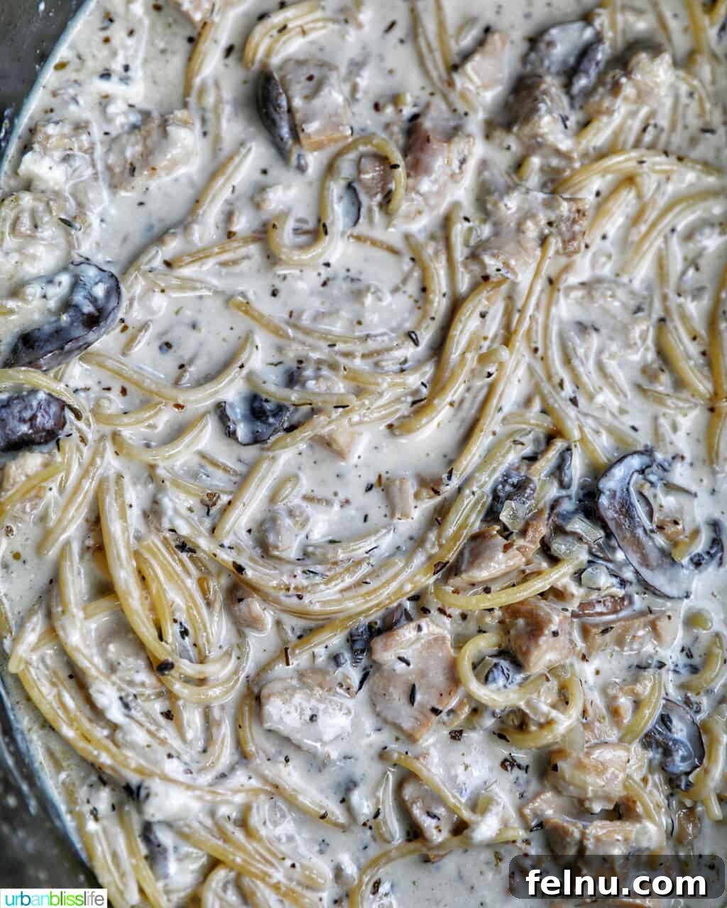 Slow-Cooker Turkey Tetrazzini Delight 16 Turkey Tetrazzini in the crockpot