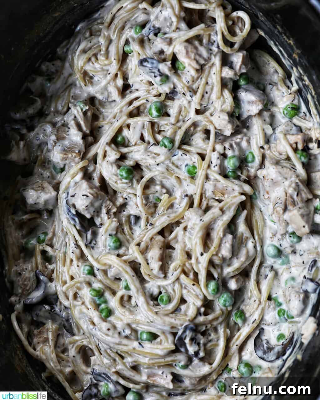 Slow-Cooker Turkey Tetrazzini Delight 18 Finished Crockpot Turkey Tetrazzini