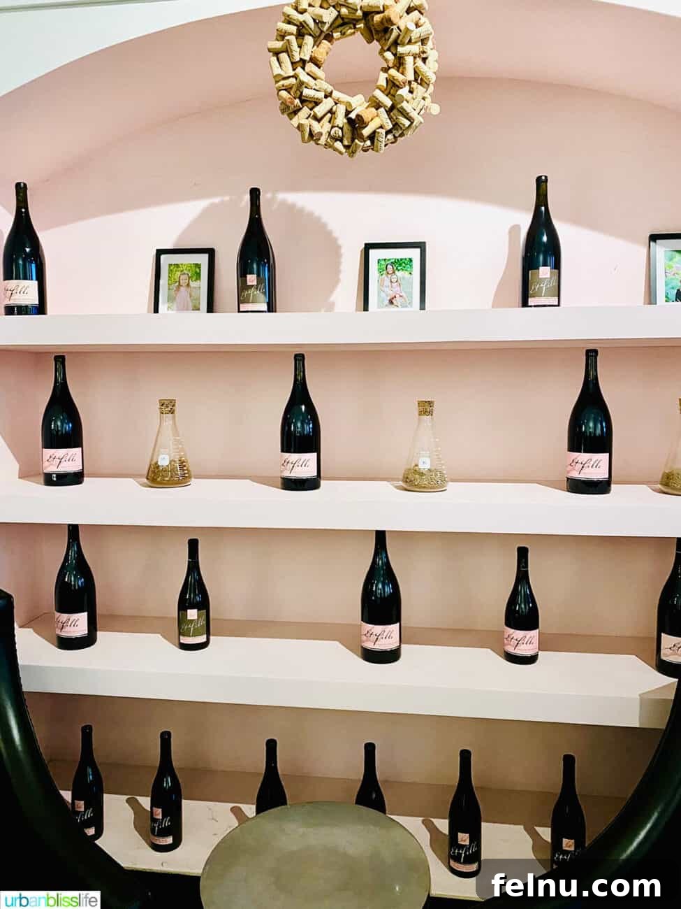 Oregon Wine Tasting: Exploring Yamhill-Carlton AVA 10 Et Fille Tasting Room Wall Display