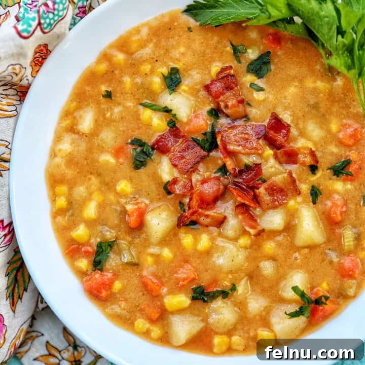 Instant Pot Potato Corn Chowder