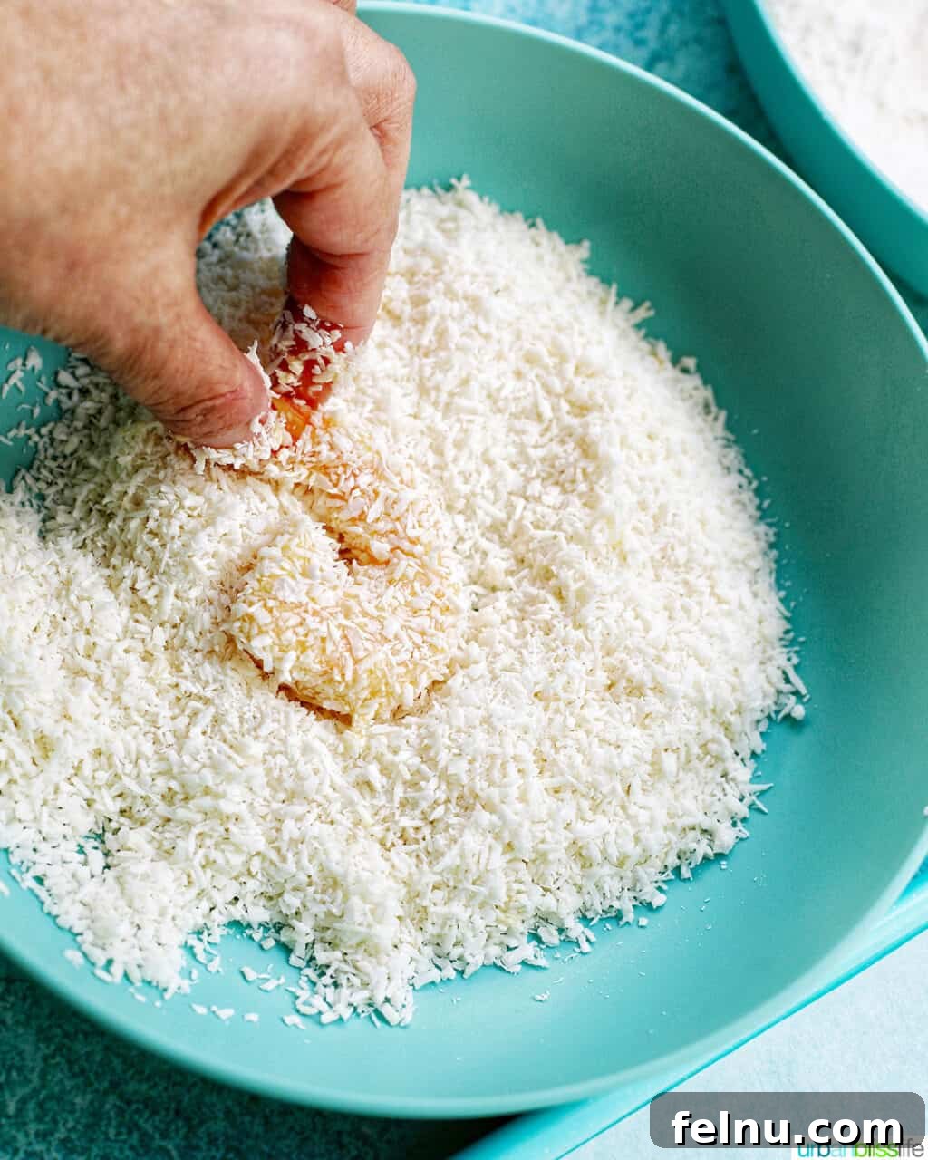 Crispy Gluten-Free Air Fryer Coconut Shrimp 12 shrimp in coconut