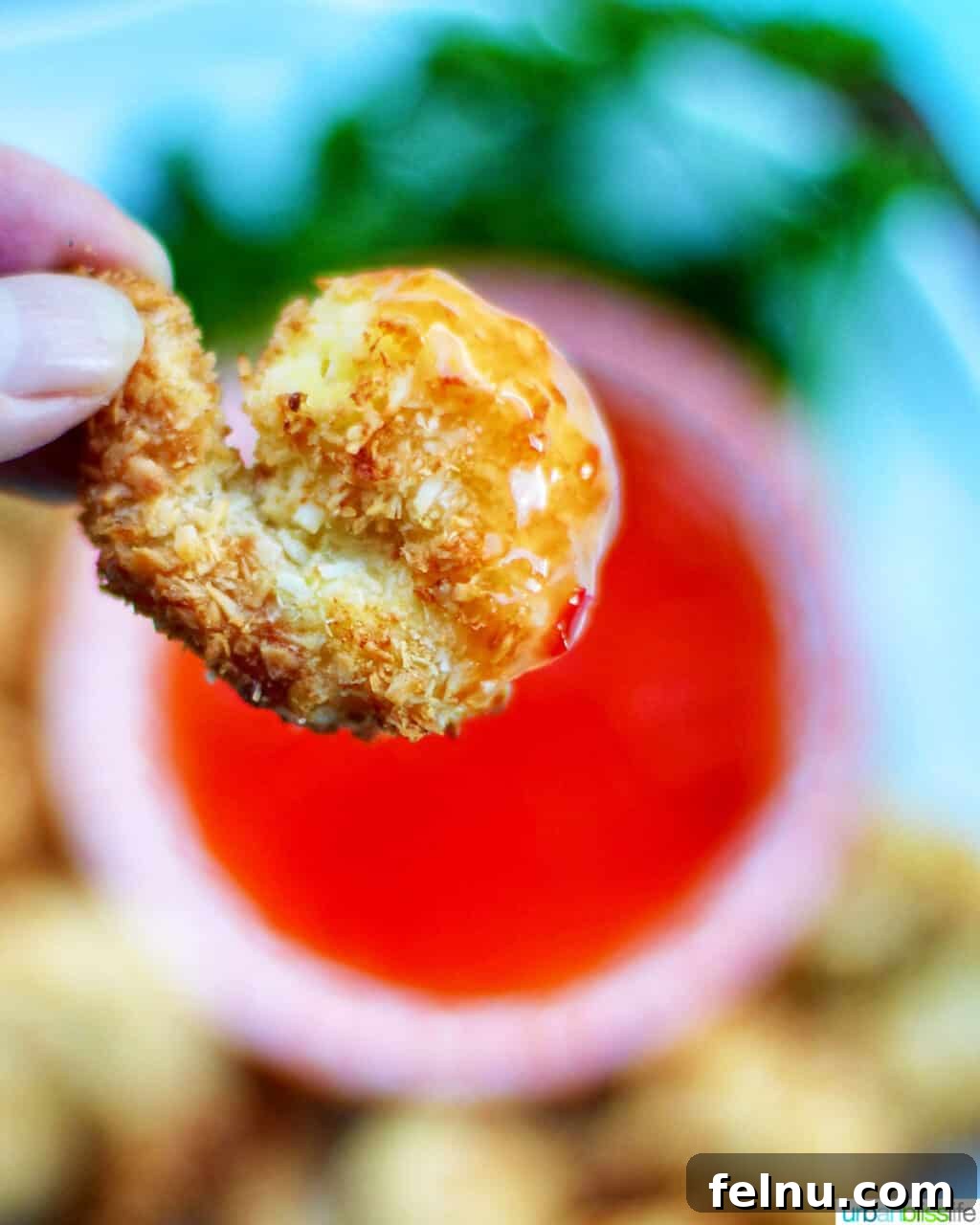 Crispy Gluten-Free Air Fryer Coconut Shrimp 17 single coconut shrimp