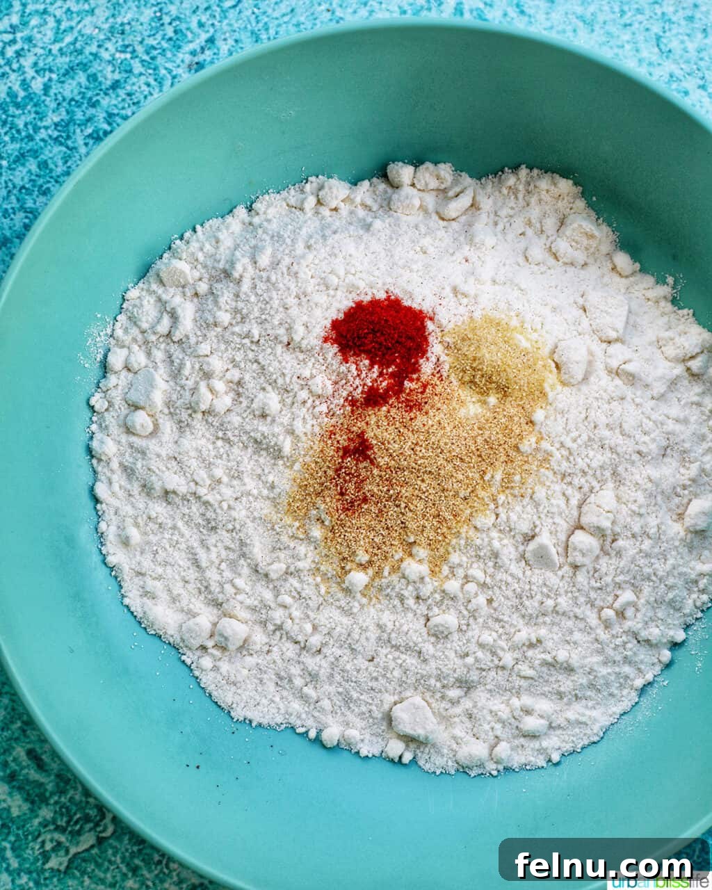 Crispy Gluten-Free Air Fryer Coconut Shrimp 7 dry ingredients for coconut shrimp