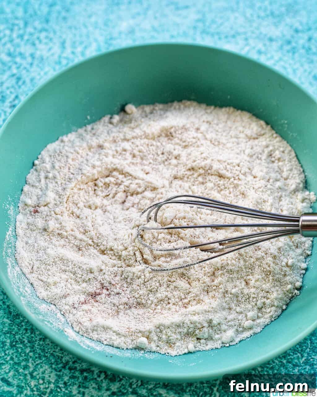 Crispy Gluten-Free Air Fryer Coconut Shrimp 8 mixing dry ingredients