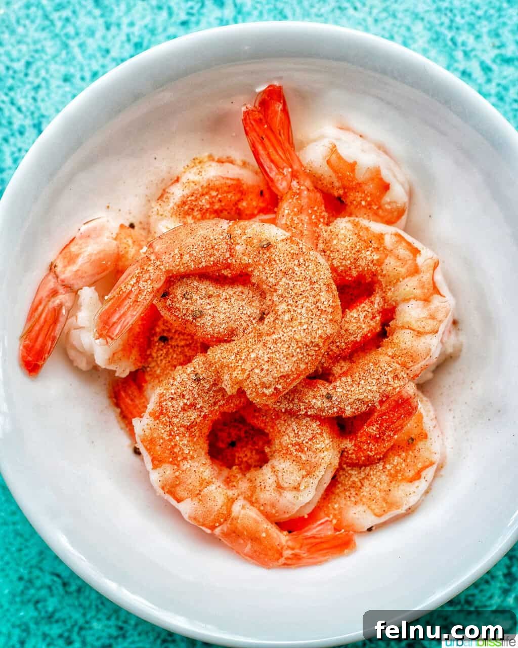 Air Fryer Bacon Shrimp Skewers 7 Seasoned shrimp