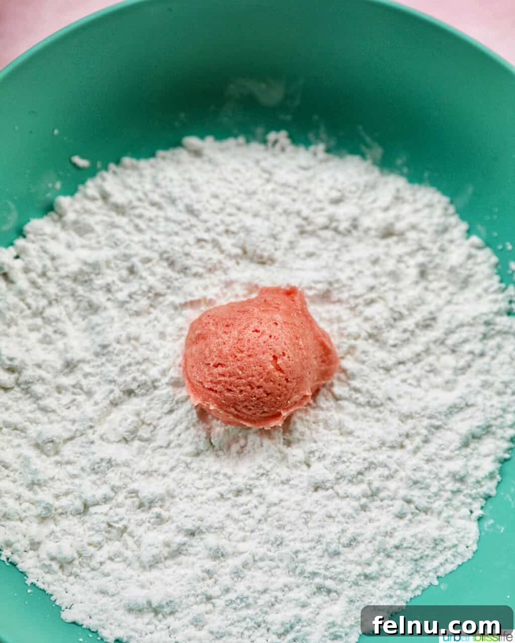 Rolling Dough in Powdered Sugar