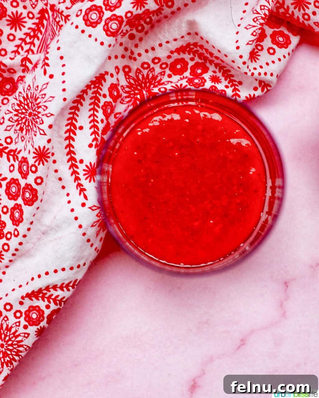 Strawberry jam in a jar